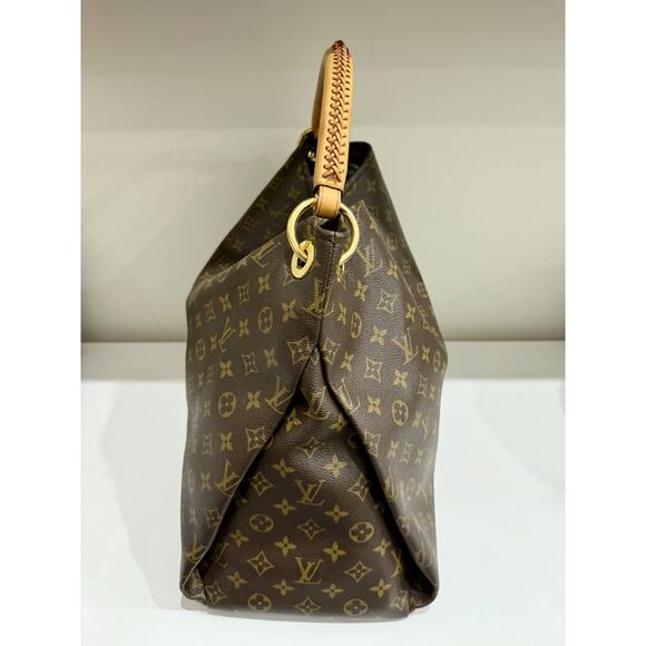 Louis Vuitton Monogram Canvas Artsy GM Shoulder Tote Handbag Brown - Picture 5 of 11